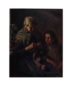 The knitting lesson