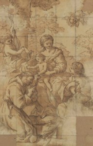 The Madonna and Child with the Infant Baptist and Saints Francis and Catherine