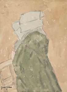 Nun in church