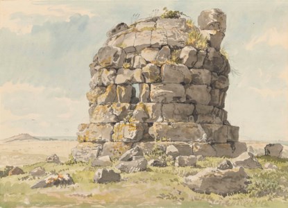 A Roman tomb on the Via Appia near Bovillae