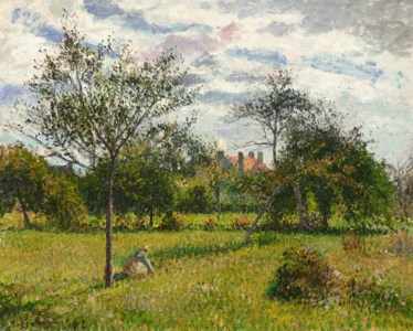 Matin, soleil d'automne à Eragny