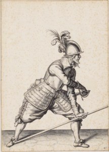 The Exercise of Armes: 'Charge your pike at the right foote and draw your sword'