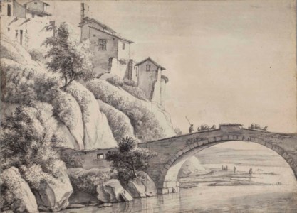 View of the bridge at Francheville near Lyon