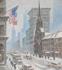 Fifth Avenue in the Snow