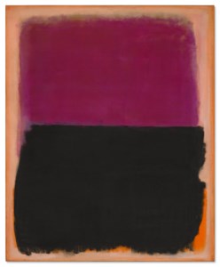 Mark Rothko, No. 4 (Two Dominants) [Orange, Plum, Black]