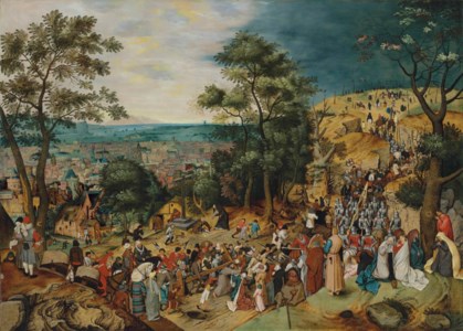 Pieter Brueghel II (Brussels 1564/5-1637/8 Antwerp), The Road to Calvary
