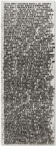 Untitled (I Feel Most Colored When I Am Thrown Against a Sharp White Background)