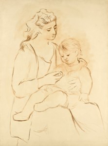 Pablo Picasso, Mère et enfant