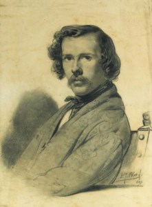 A portrait of a Gentleman, seated, half length