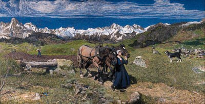 Giovanni Segantini, Primavera sulle alpi
