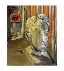 Albert Oehlen, Frühstück now (Self-Portrait)