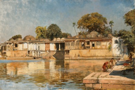 Tomb of the Sultans and Lake at Sarkhej, near Ahmedabad