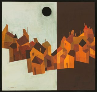 Sayed Haider Raza, Black Sun (Le Soleil Noir)