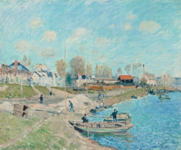 Le quai à sable, environs de Port-Marly