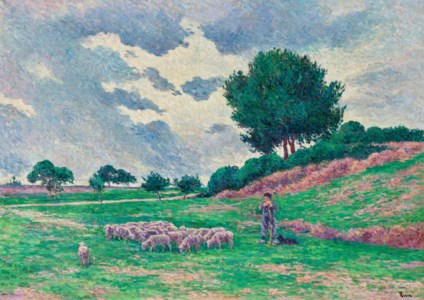 Méréville, le troupeau de moutons