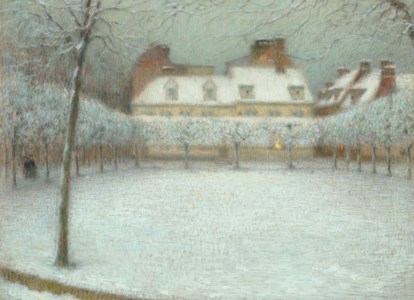 La place, neige