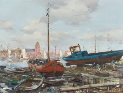 Shipyard at Grouw