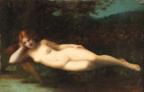 A reclining nude