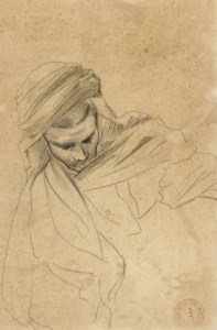 Study of a man in a turban