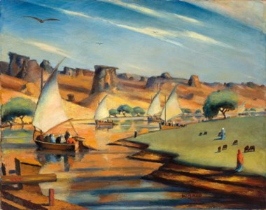 Le Nil à El Derr (Nubie) (The Nile in El Derr, Nubia)