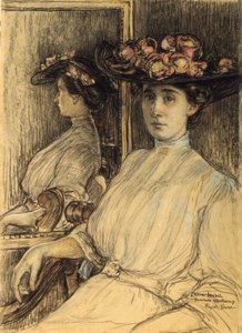 Portrait Sketch of Miss Palmer