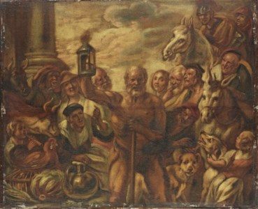 Diogenes seeking a True Man