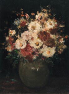A still life with flowers