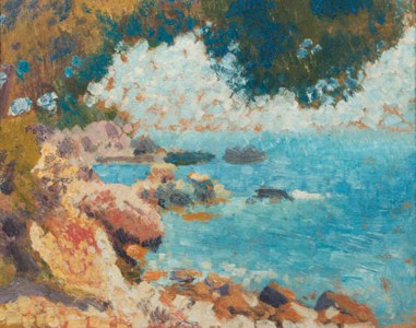 A Mediterranean coastal landscape