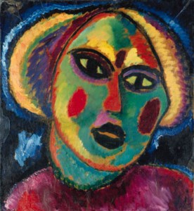 Alexej von Jawlensky, Mdchen mit violetter Bluse