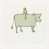 Figure Riding a Cow