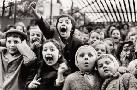 Children at a Puppet Theatre, Paris, 1963