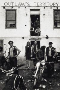 Club house during the Columbus run, Dayton, Ohio, 1966