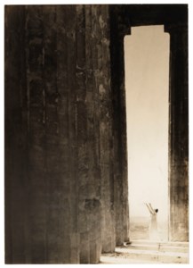 Isadora Duncan at the Parthenon, 1921