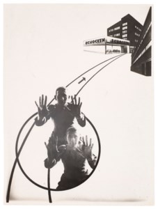 Advertisement for Shocken Department Store (Variation of The Law of the Series), 1925