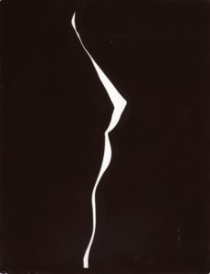 Nude Torso in Black and White Profile, Paris, 1938-1939