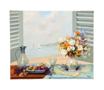 Fenêtre sur plage