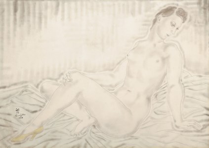 Nu à l'escarpin jaune (Nude with yellow shoe)