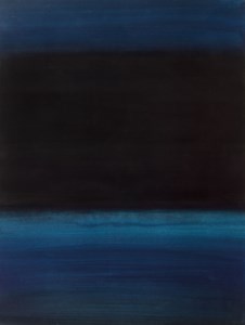 Composition, Blue & Black