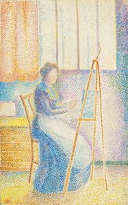 La femme de l'artiste à son chevalet