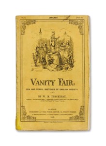 Vanity Fair. A Novel without a Hero . London: Bradbury and Evans, January 1847-July 1848