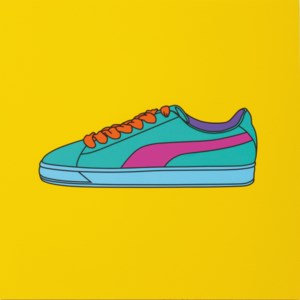 Untitled (yellow trainer)