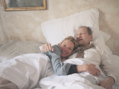 Lucian Freud and Kate Moss