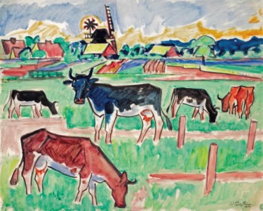Cows in a meadow