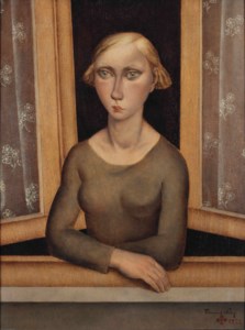 Young woman by the window