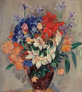 A lush spring bouquet
