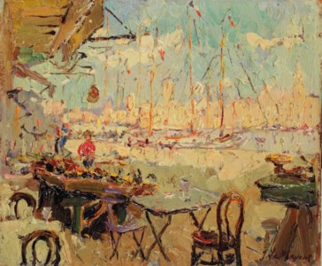 View from a terrace in Marseille