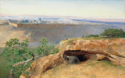 Edward Lear, Jerusalem looking North West