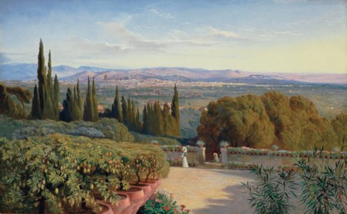 Edward Lear, View of Florence from Villa Petraja