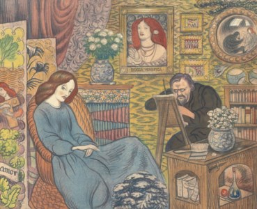 Rossetti painting 'lovely guggums'