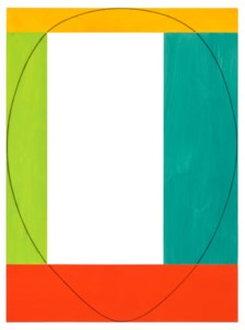 Four Color Frame Painting #6